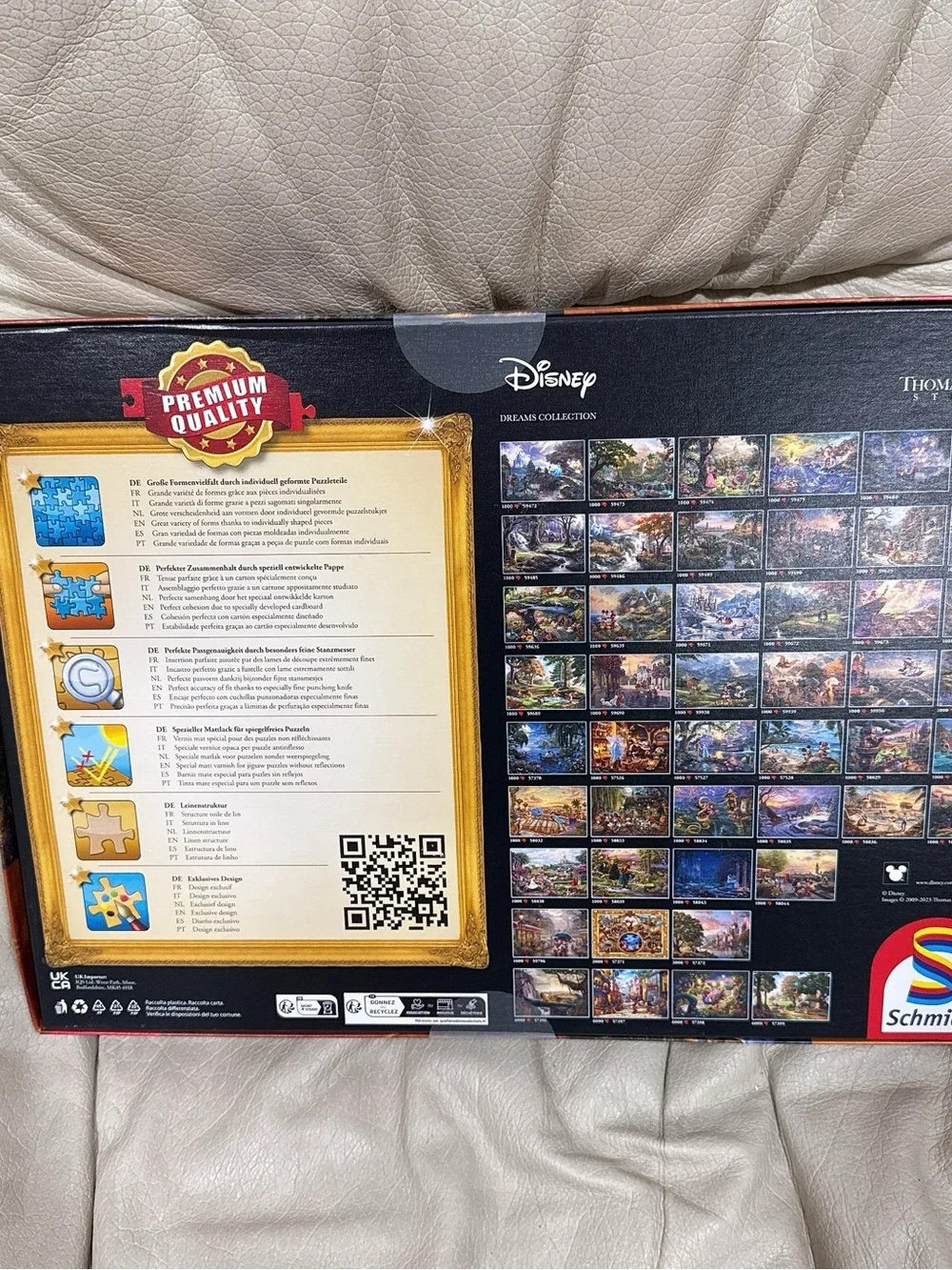 Disney Thomas Kinkade Schmidt 1000-Piece Puzzle